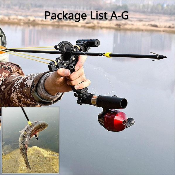 Hunting Slingshot Set with Arrows Multifunctional Shooting Fish