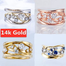 Christmas, gold, Ring, 14k Gold