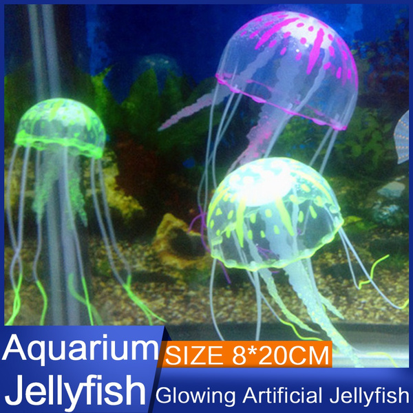 NEW Artificial Swim Glowing Effect Jellyfish Fluorescence Jellyfish ...