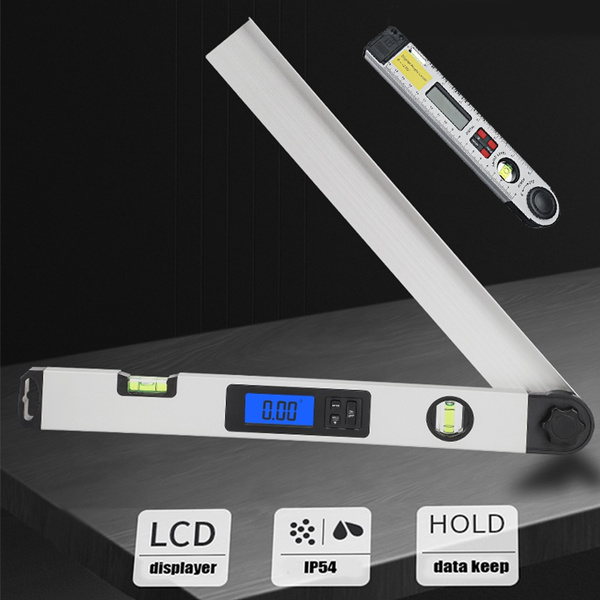 Digital Electronic Protractor Ruler Angle Finder Level Measuring Gauge Meter Inclinometer 0 225 8030