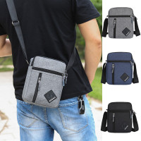 Men's Messenger Crossbody Shoulder Bags Men Small Sling Pack For Work Business Waterproof Oxford Packs Satchel Purse