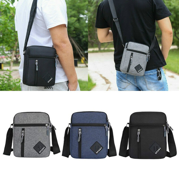 Small Men's Shoulder Bag, Men's Side Bag Pouch