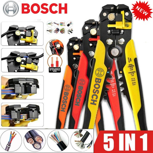 Professional Automatic Wire Stripper Crimper Pliers Hand Tool Cable 