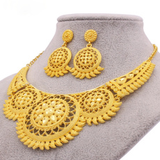 party, jewelleryset, gold, Earring