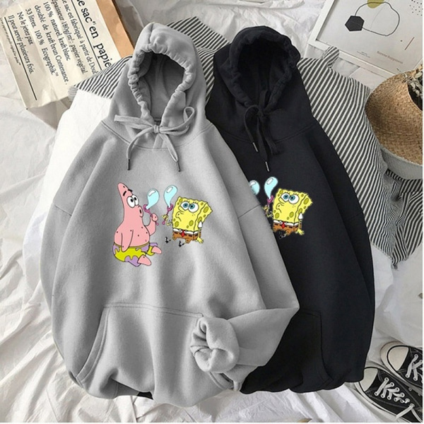 Sudadera Personalizada Sudaderas De Parejas De Bob Esponja