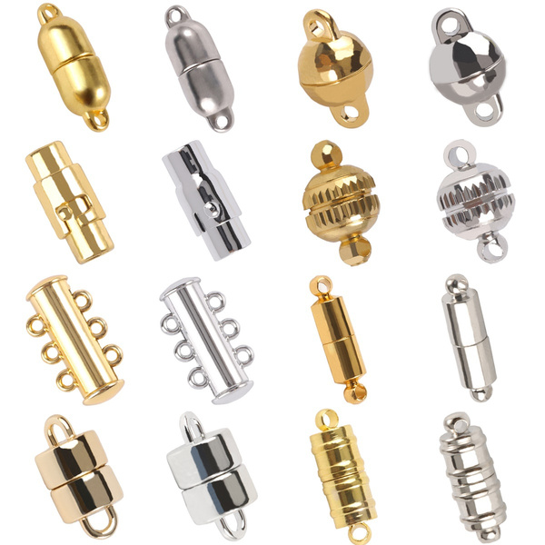1set Layered Necklace Clasps Magnetic Necklace Separator for Layering  Multiple Strands Jewelry Connector Slide Tube Fasteners