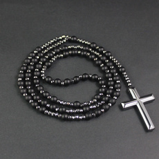 Cross necklace, Cross Pendant, sweater chains, rosarynecklace
