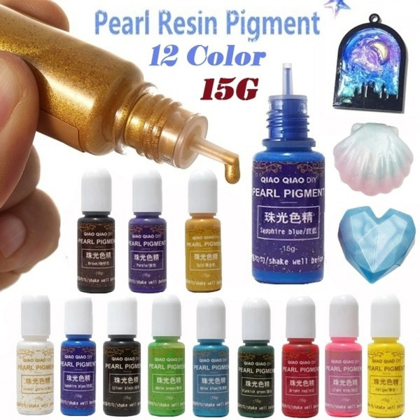 15G 12 Colors Diy Making Crafts Jewelry High Concentration Liquid Pearl Resin  Pigment Dye Uv Resin Epoxy Resin
