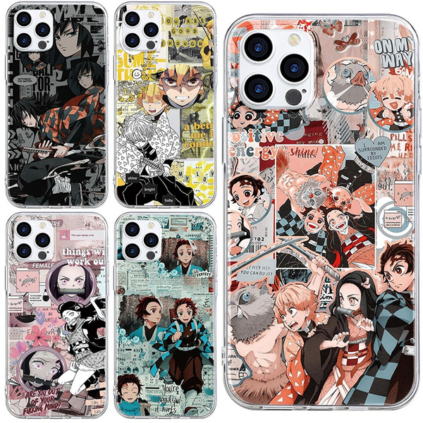 Demon Slayer Anime Phone Case For Iphone 12 Mini Cover Iphone 11 Pro Max Se Xs Max Xr X 5 6 7 8 Xiaomi 11 Poco X3 Redmi Note 10 Pro