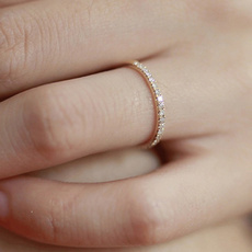 DIAMOND, wedding ring, gold, Silver Ring