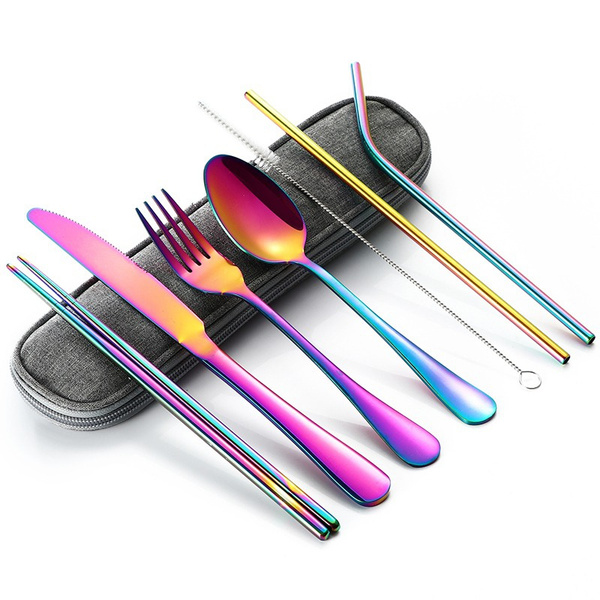 Stainless Steel Cutlery Utensils Set, Include Knife Fork Spoon