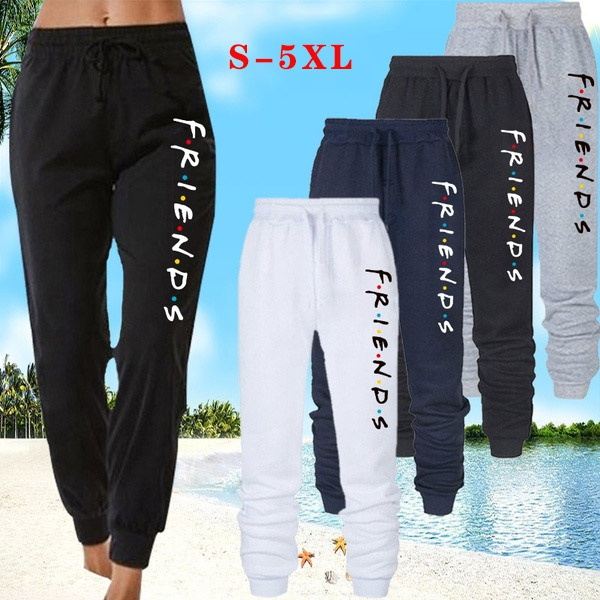 Women Athletic Pants Friends Printed Sweatpants Fashion Sport