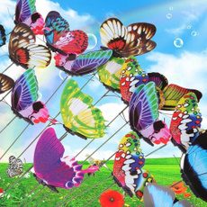 butterfly, decoration, Lawn, Butterflies