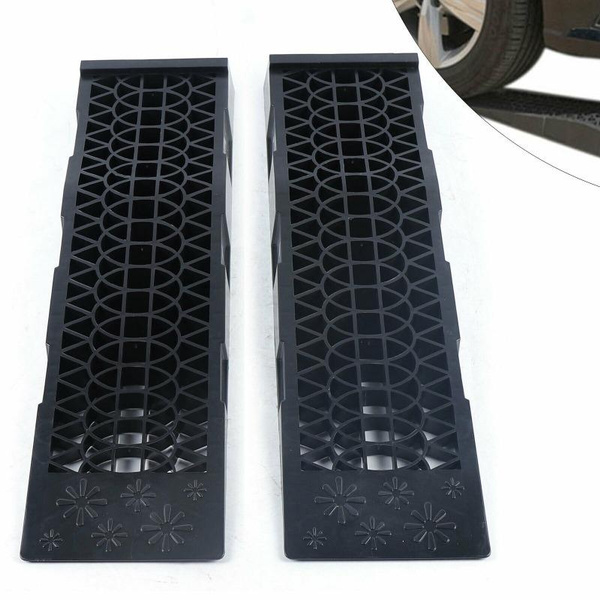 1 Pair of Car Plastic Ramps Plastic Ramp Truck Flexible Plastic