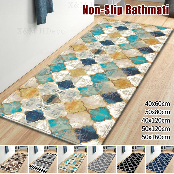 Bathroom Rugs Non Slip, Large Bath Rugs for Bathroom Decor