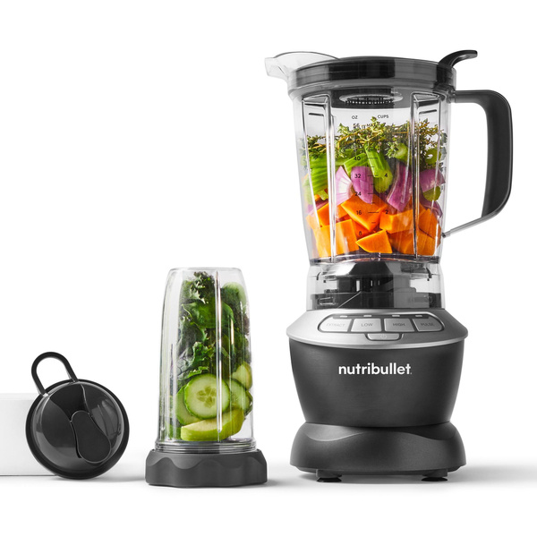 NutriBullet Blender Combo With Single Serve Cups NBF50500, Color