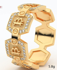 golden, crystal ring, mensandwomensring, wedding ring