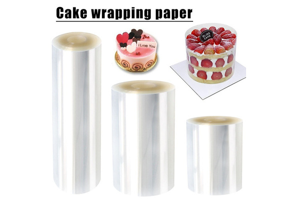 Transparent Clear Mousse Surrounding Edge Wrap Tape Baking Cake Collar Roll  DIY
