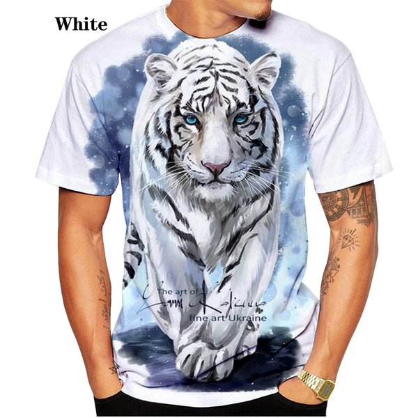 Summer Fashion Men/Women Couples T-shirt 3d Printed Dreamy Tiger ...
