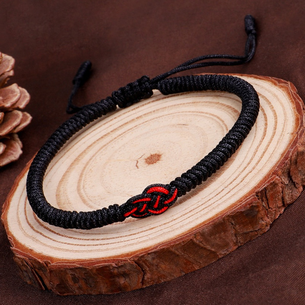 Tibetan Buddhist Bracelet Lucky Rope Knots Bracelet, Red String