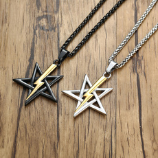 Steel, Stainless, hip hop jewelry, Star