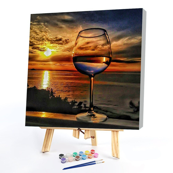 Paint on a Wine Glass Kit