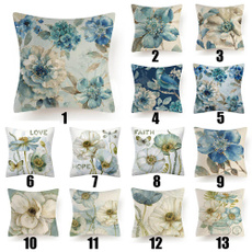 Cushions, Modern, floralpillowcase, Cushion Cover
