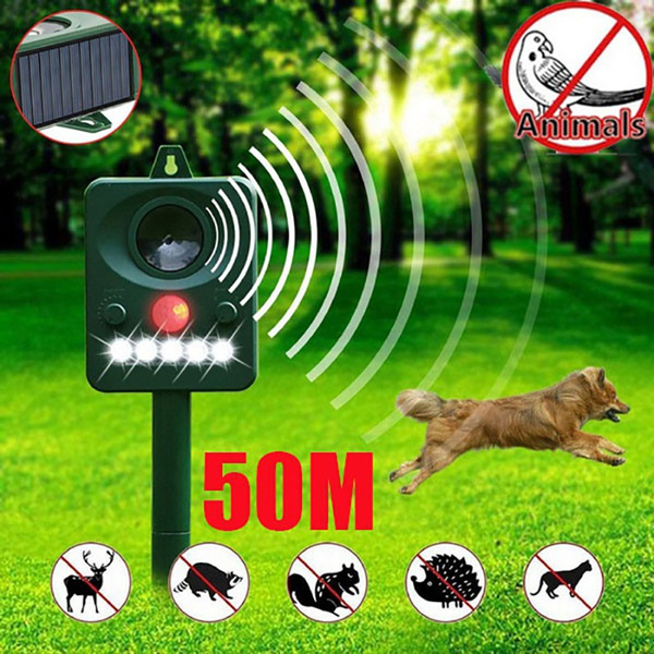 New Upgarded Ultrasonic Solar Pest Animals Repeller with Ultrasonic