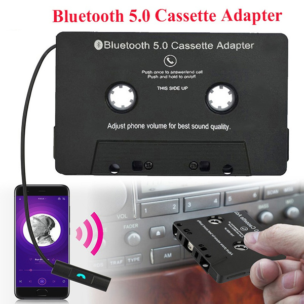 Universal Cassette Bluetooth 5.0 Audio Car Tape Aux Stereo Adapter with Mic Cassette  Adapter