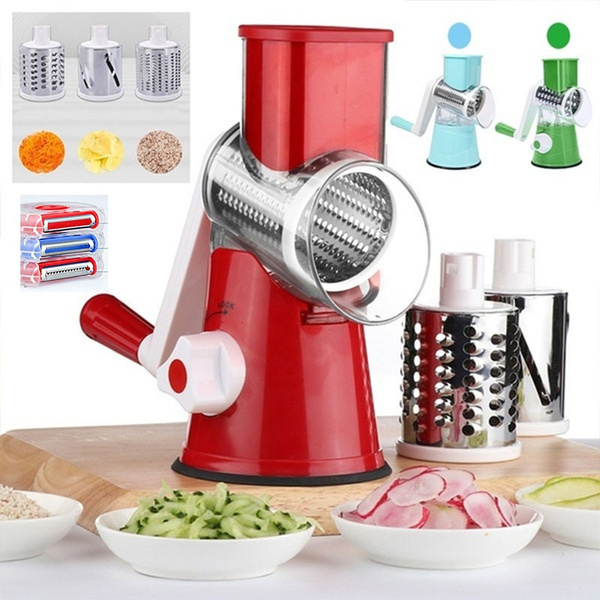 Multifunctional Manual Vegetable Spiral Slicer Cheese Grater