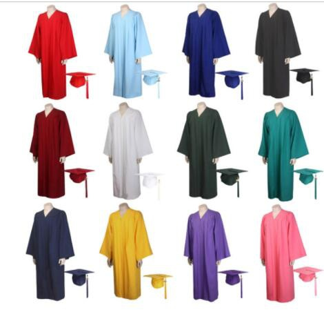 University Knitting Baccalaureate Gown American Adult Graduation Dress ...