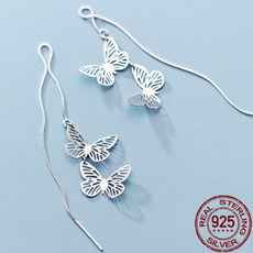 earringforwomen, Sterling, pendantearring, butterfly