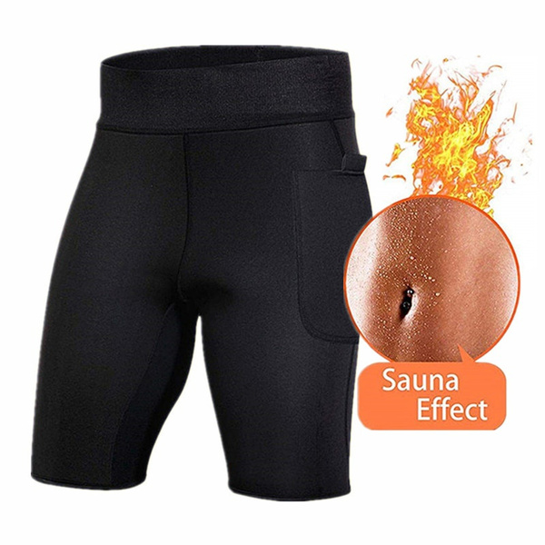 Neoprene Sauna Shorts Women Weight Loss Sweat Pants Workout Body