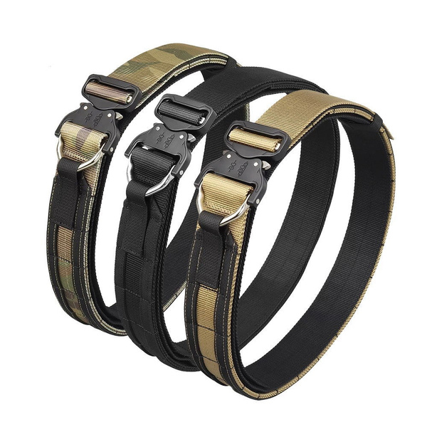 Cache Belts Quick Release Combat Belts Multilayer Army Tactical Belt Fashion Men ...