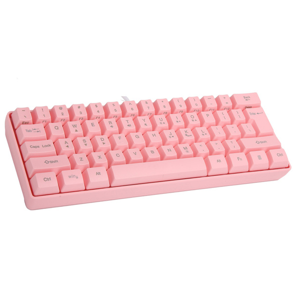 V700 RGB Backlit Keyboard Gaming USB 61 Keys Wired Mechanical ...