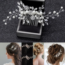 flowerhairclip, bridalhaircomb, Hair Pins, hair