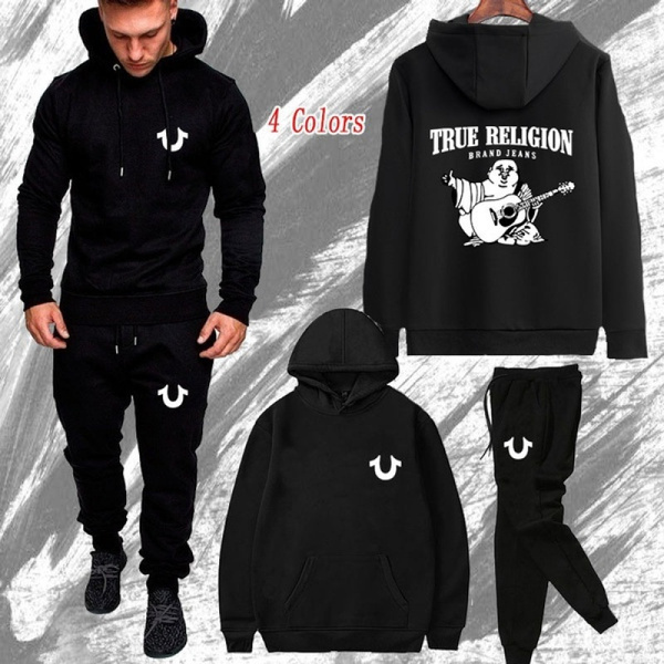 True religion best sale tracksuit black