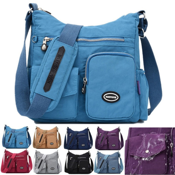 10Colors Waterproof Nylon Bag Women Ultralight Crossbody Bag Casual