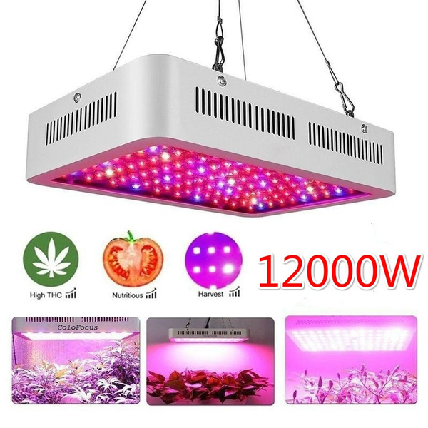 LED Grow Light Full Spectrum Hydroponic Indoor Plant Veg Bloom Flower Lamp 