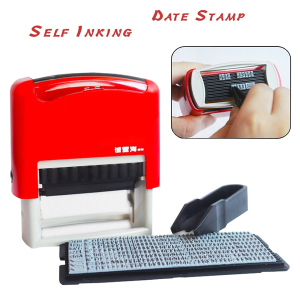 5 Line Custom Stamp  Self Inking 5 Line Rubber Stamp