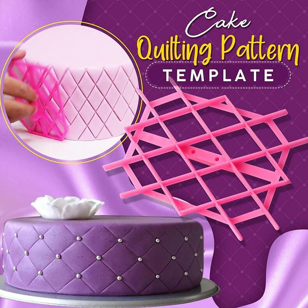 Fondant Cake Embosser Flower Quilt Mold Cookie Cutter Embossing