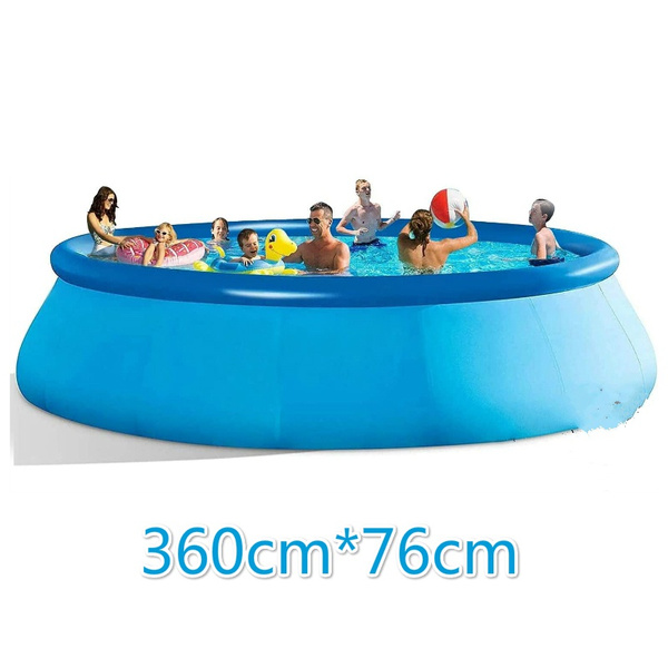 240*63cm/300*70cm/360*76cm Inflatable Swimming Pool Family Garden Party ...