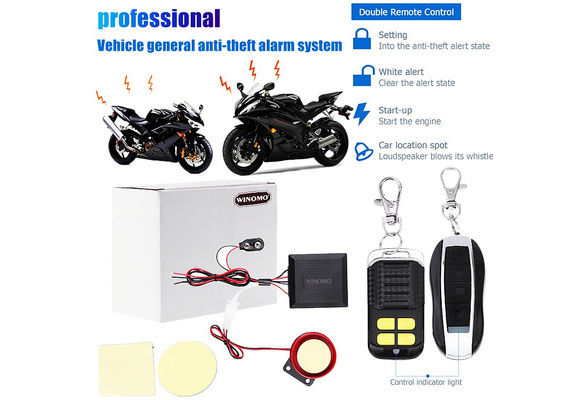 WINOMO 12v Universal Motorcycle Motorbike Scooter Anti Theft Alarm Syst