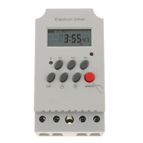12V DC AC Digital Weekly Programmable Power Timer Time Relay Switch | Wish