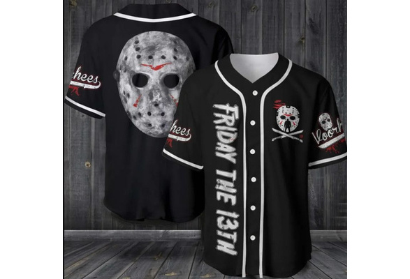 Milwaukee Brewers Jason Voorhees Baseball Jersey Shirt - Owl Fashion Shop
