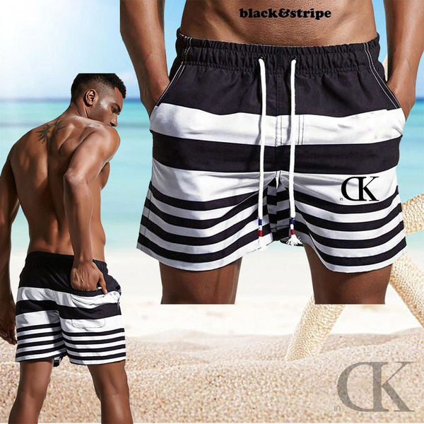 2021 Summer Fashion Men's Quick-drying Shorts Swimwear Beach-shorts ...
