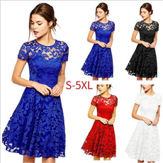Summer, Plus Size, Lace, sleeve lace