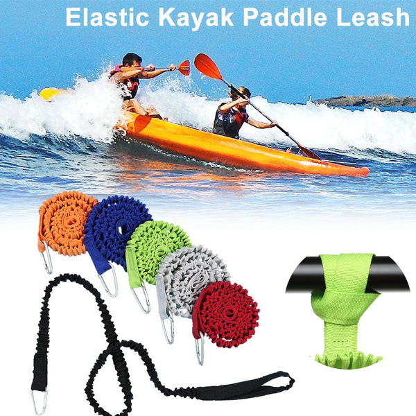 Elastic Safety Water Sports Carabiner Kayak Rod Lanyard Paddle Leash