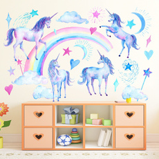 Home & Kitchen, unicorn, 3dwallsticker, walldecoration