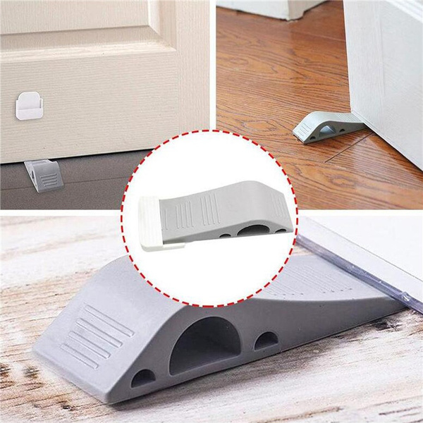 Rubber Door Stopper Protector Door Stop Jammer Guard Child Wish